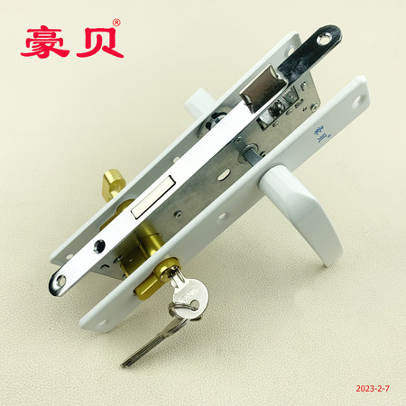 豪貝8525-305塑鋼執手門鎖